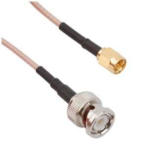 245101-01-06.00, Соединения РЧ-кабелей BNC St Plug to SMA ST Plug RG316 6in