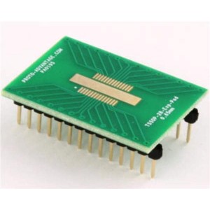 PA0195, Панели и адаптеры TSSOP-28-Exp-Pad to DIP-28 SMT Adapter