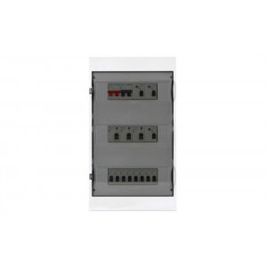 Бокс навесной ОП City9 Box 3 ряда 36мод. с прозр. дверцей SE EZ9E312S2SRU