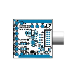 DC1009A-B, Средства разработки интегральных схем (ИС) преобразования данных LTC2488 16-bit 2-ch ADC, req DC590