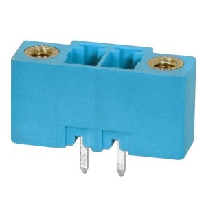 TBP02R2W-381-02BE, Съемные клеммные колодки Terminal block, pluggable, w screw lock, 3.81, receptical, 2 pole, blue