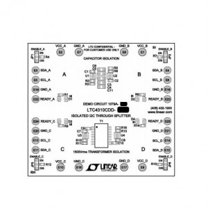 DC1079A-B, Средства разработки интерфейсов LTC4310-2 (400kHz) I2C Isolator