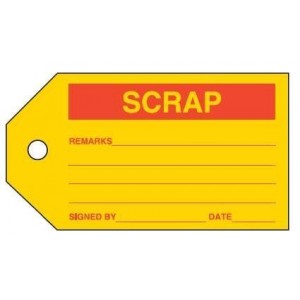 QMT222, Wire Identification TAG SCRAP Sold by Pack of 100