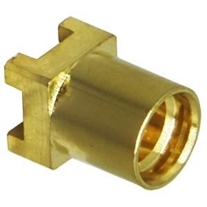 CONMMCX001-SMD-T, РЧ соединители / Коаксиальные соединители MMCX Connector Receptacle, Female Socket 50Ohm Surface Mount Solder, Tape and Reel