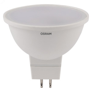 Лампа светодиодная LED 10 Вт GU5.3 6500К 800Лм спот 220 В (замена 75Вт) OSRAM 4058075582934