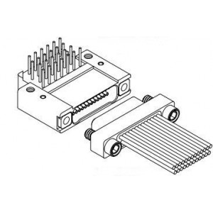 NK-2F2-065-445-TH00, Прямоугольные соединители стандарта Mil CONNECTOR, NANO