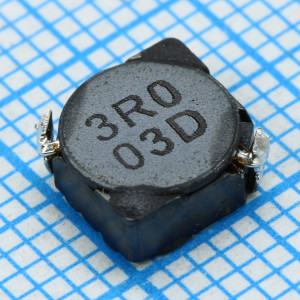 CDRH6D28NP-3R0NC, Силовая SMD индуктивность 3.0мкГн ±30% 3A 0.024Ом c магнитным экраном