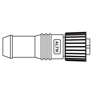 UMC-05BFFT-SL8001, Стандартный цилиндрический соединитель RESISTOR SCREW F CONN F PIN