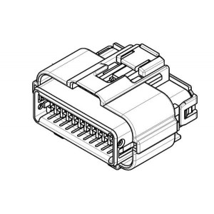 638849-7, Автомобильные разъемы PLUG ASSEMBLY, 24POSN KEY CODE