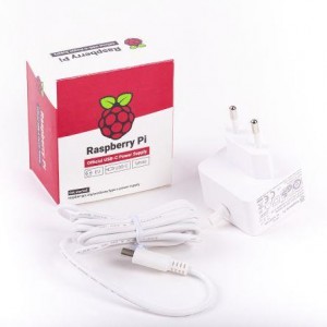 106990292, Принадлежности Seeed Studio  Raspberry Pi Official Power Supply 15.3W USB-C with 1.5M Cable - EU Plug 5.1V 3A White
