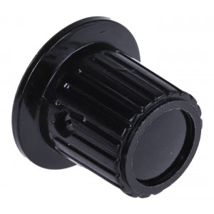 SK KNOB 0.5IN BLACK