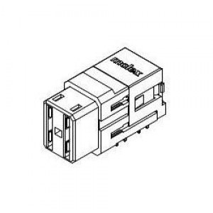 78247-1001, Жесткие метрические разъемы IMPACT REC 4P RA PFIT LCP