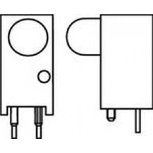 551-0203F, Светодиодные индикаторы для печатного монтажа HI EFF GREEN DIFF