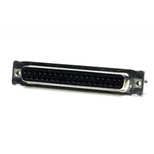 242A10400X, Стандартные соединители D-Sub  C-FLTR SLDR PIN STR 4-40 OR M3 SPACR/PCB