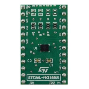 STEVAL-MKI189V1, Панели и адаптеры LSM6DSM adapter board for a standard DIL24 socket