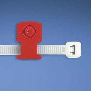 KIMS-H366-C2, Cable Ties Cable Tie Mount Red Knock-In Low Prof