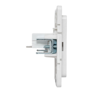 Стокгольм Механизм розетки RJ-45 2-местной белый EKF