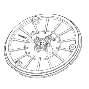 2213831-2, Монтажные устройства для осветительных светодиодов LUMAWISE ENDU S BASE ASSY 80MM,VENT,SLD