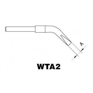 T0054414699, Паяльники Weller 3mm Twzer Tip For WTA50 Tweezers