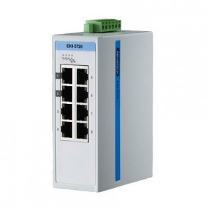 EKI-5728-AE, Модули сети Ethernet  8-port GbE Lite-Managed Ethernet Switch, -10~60C