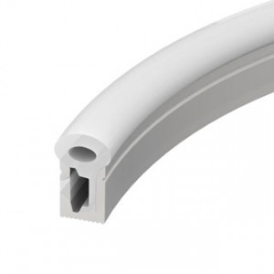 Силиконовый профиль WPH-FLEX-0817-SIDE-S8-20m WHITE 041088, Цельнолитой силиконовый гибкий профиль, белый матовый. Габаритные размеры 20000х9,6х16,5 мм. Горизонтальный изгиб SIDE, минимальный радиус изгиба 30 мм. Для установки во влажных помещениях необходима герметизация при помощи двухкомпонентного эпоксидного г