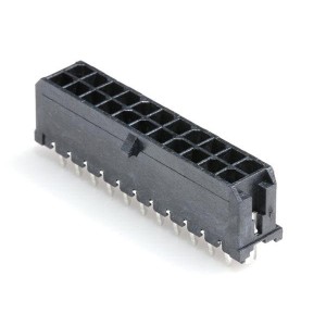 43045-2224, Проводные клеммы и зажимы Microfit 3.0 V PTH clip DR Tin 22Ckt