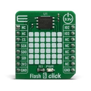 MIKROE-4067, Средства разработки интегральных схем (ИС) памяти Flash 6 Click