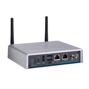 AIE100-903-FL, Встраиваемые блочные компьютеры Fanless Edge AI System with NVIDIA Jetson Nano SoM 1 HDMI 1 GbE LAN 1 GbE PoE and 2 USB