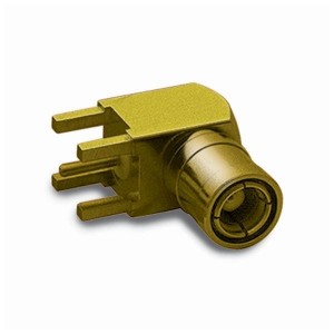 142142, РЧ соединители / Коаксиальные соединители SMB R/A PLUG PCB GOLD