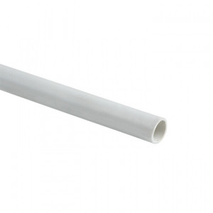Труба гладкая ПВХ жесткая d16 мм (2 м) (50 м/уп) белая Plast trg-16w-2m