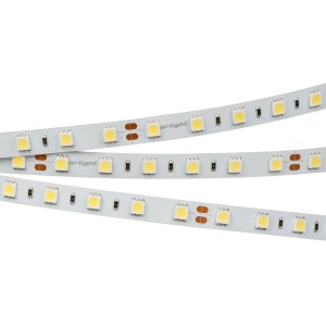 Лента RTW 2-5000NC 24V White6000 2x (5060, 300 LED, LUX) (Arlight, 14.4 Вт/м, IP65)