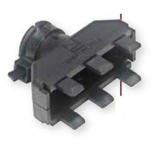 LMD-5300-10A, Разъемы стоек и панелей Two Piece Strain Relief w/Cable Tie