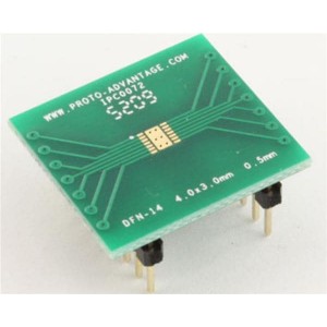 IPC0072, Панели и адаптеры DFN-14 to DIP-18 SMT Adapter