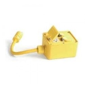 1301350246, AC Power Plugs & Receptacles ANGLED PWR DIST BOX 15A/125V