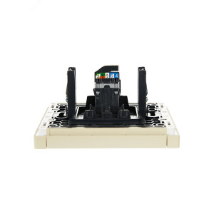 FORTE&PIANO Розетка компьютерная RJ45 кат.5E FP432 ваниль IEK FP-K10-1-K10