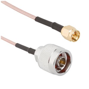 095-902-531-012, Соединения РЧ-кабелей N-Type Str Pl to SMA G-316 50 Ohm 12 Inch
