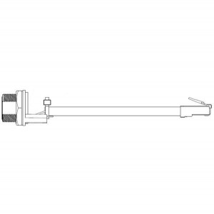 RCP-5SPFFP-SCU7B15, Кабели Ethernet / Сетевые кабели RJ C PLST C5E SHIELD FNT FST F PNL W/CBL