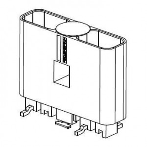 2106053-6, Осветительные коннекторы Assembly Vertical SMT Header