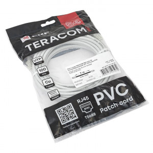 Патч-корд TERACOM PRO Cat.5E неэкранированный UTP оболочка PVC серый (7,0м) TRP-5EUTP-PVC-7M-GY