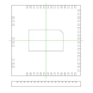 PAC5250QF, Power Management Specialized - PMIC 600V Power Application Controller with integrated MCU Core, 600V Gate drivers for 3 half-bridges, Power Manager and AFE