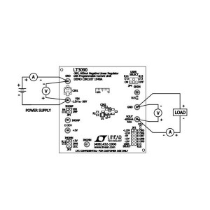 DC1948A, Средства разработки интегральных схем (ИС) управления питанием LT3090 Demo Board - A?36V, 600mA Negative