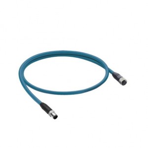 0985 806 102/5M, Кабели для датчиков / Кабели для приводов Ethernet I/P, double-ended cord set, M12 male to M12 female, teal TPE jacket, 4 pin, 24 AWG, stranded/unshielded cable with 2 twisted bonded pair, teal jacket.