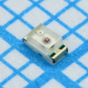 HL-PT-1608S52FC-L, Светодиод smd 1,6х0,8мм/красный/620нм/120мкд @10mA /2.1v / Ifmax=20mA/прозрачный/130°