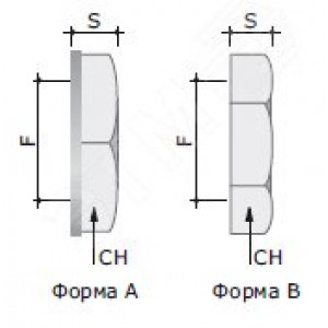 Гайка M20x1,5 никелированная латунь 6006-20