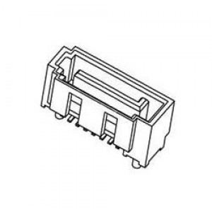 47306-2001, Соединители для ввода/вывода HIGN SPEED CONN. 1.2 7 PITCH VERTICAL SMT