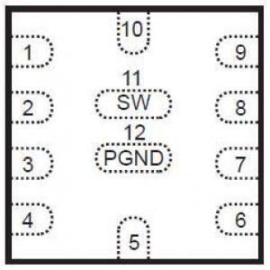 MP2131GG-Z, Импульсные регуляторы напряжения 5.5V 4A COT Sync Step Down Switcher