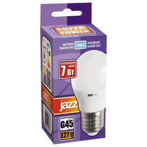 Лампа светодиодная PLED-SP 7Вт G45 шар 5000К холод. бел. E27 540лм 230В 1027887-2