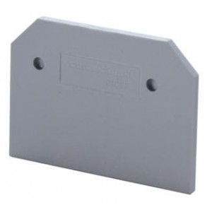 EPCDS6U, Комплектующие для клеммных колодок End Plate, grey