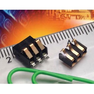 009155002201006, Контакты для батарей 2Way .4um Ht=3mm 3A 2.5mm Pitch Rdc Size