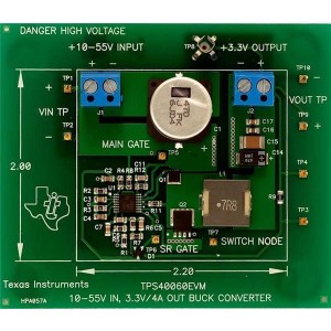 TPS40060EVM, Средства разработки интегральных схем (ИС) управления питанием 4-A Wide Input Range EVM